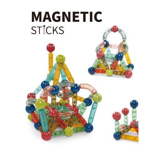 Picture of 90 Pcs Medium Size Magnetic Block Set 3D  Educational STEM Toy - Perfect Gift For Children